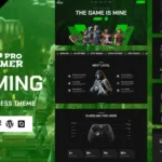 ProGamer - Multiplayer Games & eSports Clan WordPress Elementor Theme