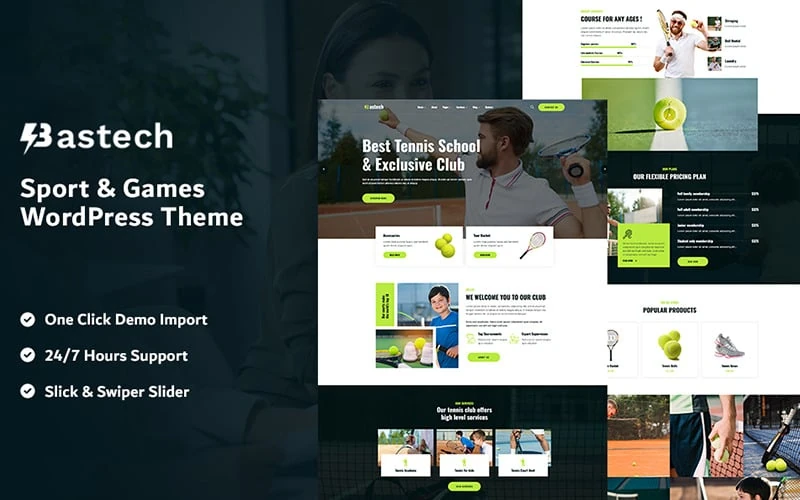 Bastech - Sport & Games WordPress Theme