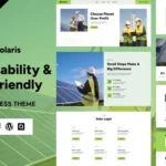 Solaris - Alternative Power & Green Energy WordPress Elementor Theme
