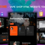 Vape Zone - Vape & E-liquid Store eCommerce HTML Bootstrap Template