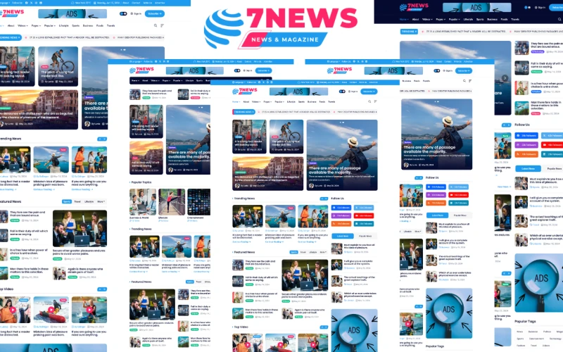 7News - News And Magazine HTML5 Template