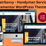 RepairSavvy - Handyman Services Elementor WordPress Theme