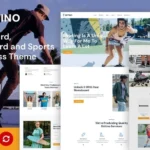 Skitino - Skateboard, Snowboard and Sports WordPress Themevz