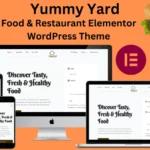 Yummy Yard - Food & Restaurant Elementor WordPress Theme