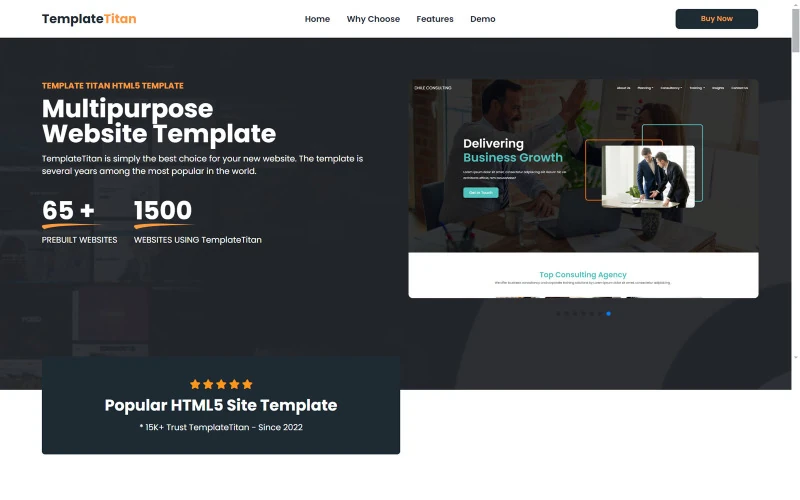 TemplateTitan | Multipurpose Website Template
