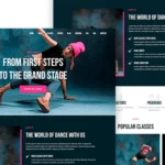DanceX - Dancing School & Dance Coach HTML5 Template