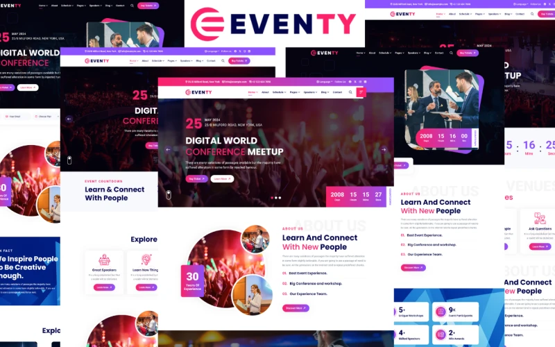 Eventy - Event And Conference HTML5 Template
