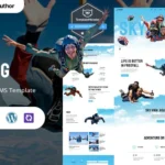 Skidiving - Skydiving Adventure And Parachute WordPress Elementor Theme