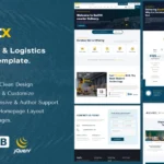 SwiftX - Courier Service and Delivery Modern HTML Website Template