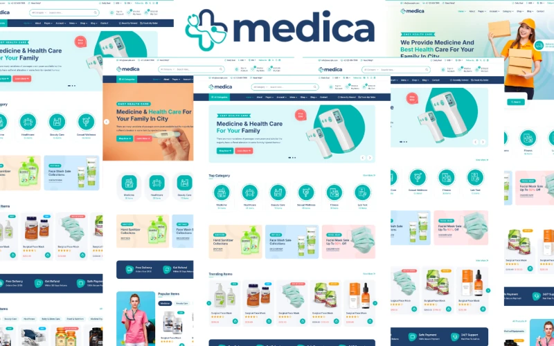 Medica - Health And Medical eCommerce HTML5 Template