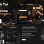 Clip & Cut - Barber shop and Hair Salon HTML Website Template