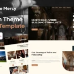 Divine Mercy - Church HTML Template with Events, Donations & Sermons