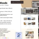 CarvestaWoods - Premium Multipage Woodwork HTML Template