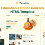 FutureHub – Online Course & Education HTML5 Website Template