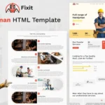 Fixit - Handyman Repair Services HTML Template