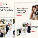Blissful ties - Wedding and Event Planner HTML Template