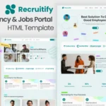 Recruitify - Career Portal and Job Seekers HTML Template