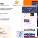 Weather Mate - Complete Weather Forecasts Bootstrap Website Template