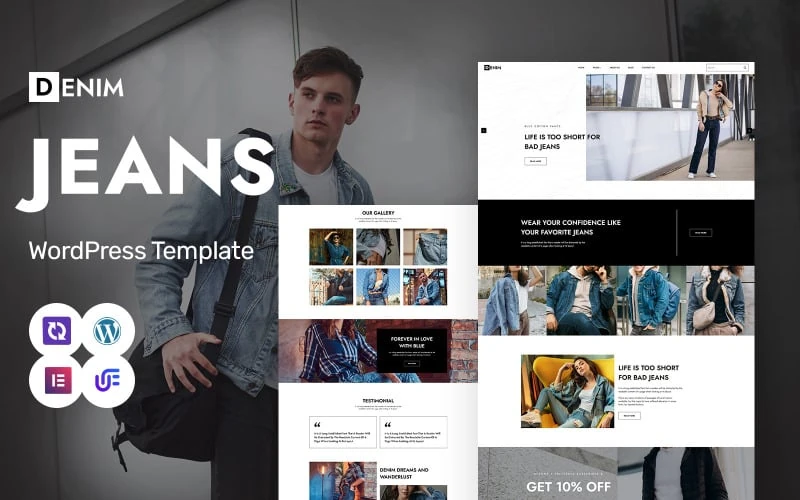 Denim - Jeans & Fashion Store WordPress Elementor Theme