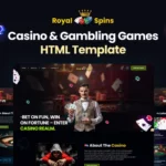 Royal Spins - Online Casino & Gambling HTML Template