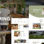 Cowdairy - Cow Farming & Dairy Production WordPress Elementor Theme