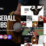 Basefall - Baseball Club WordPress Elementor Theme