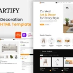 Artify - Art & Modern Decoration Design Studio HTML Template