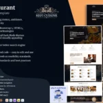 Kefi Cuisine - Greek Restaurant Multipage Website Template