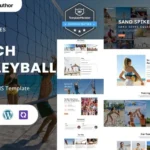 Volley Waves - Beach Volleyball Club, Academy And Coaching WordPress Elementor Theme