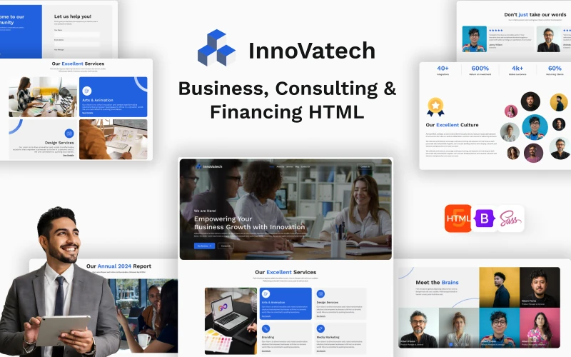 InnoVatech - Corporate & Business Services HTML Template