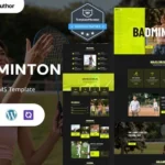 Shuttlecock - Badminton League And Badminton Club WordPress Elementor Theme