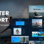 Aqua Rush - Water Sports And Adventure WordPress Elementor Theme