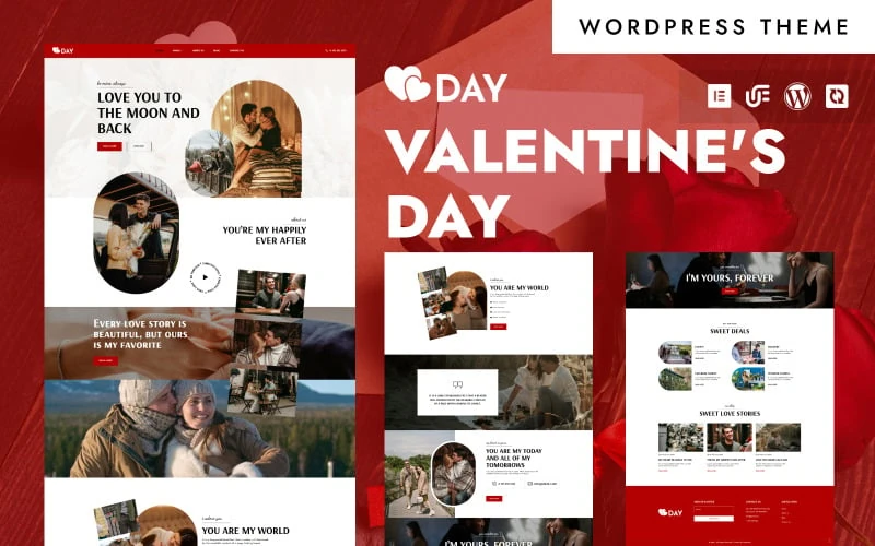 Love Day - St. Valentine’s Special, Love & Couples WordPress Elementor Theme