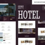 George House - Hotel & Resort Booking WordPress Elementor Theme