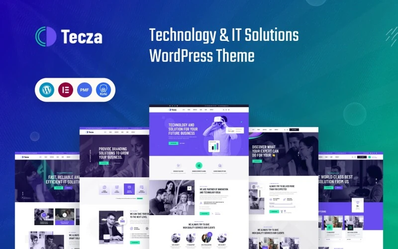 Tecza – Technology IT Solutions WordPress Theme