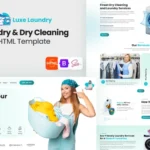 Luxe Laundry - Dry Cleaning and Laundry Services HTML Template
