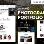 Picture Art - Creative Photography Portfolio & Event Photography WordPress Elementor Theme