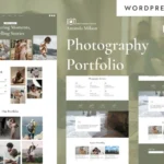 Amanda Milson - Minimalist Photography Portfolio WordPress Elementor Theme