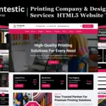 Printestic - Printing Company & Design Services HTML5 Website Template