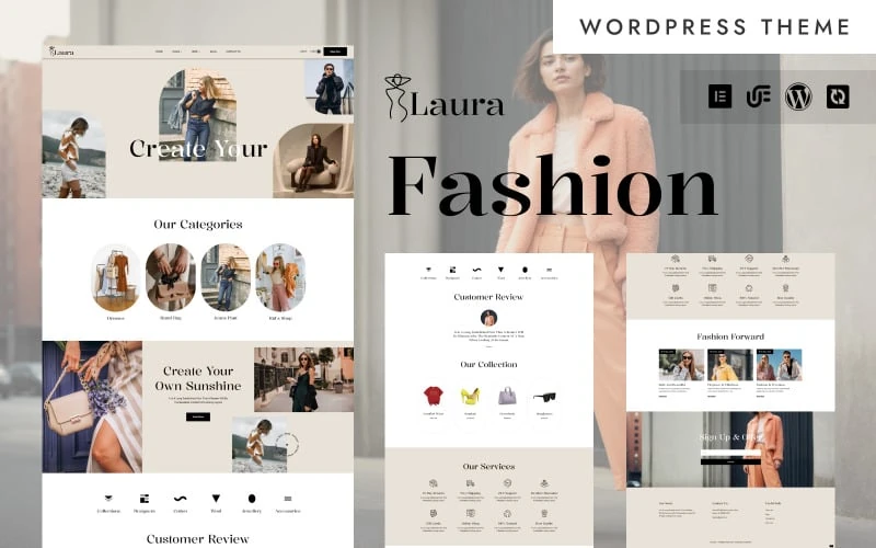 Laura - Modern Fashion & Lifestyle WordPress Elementor Theme