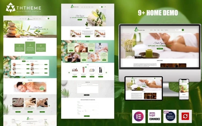 Beauty Spa – The Elementor Spa & Massage Salon WordPress theme