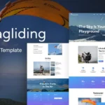 Paragliding Club - Paragliding, Skydiving And Extreme Sports WordPress Elementor Theme