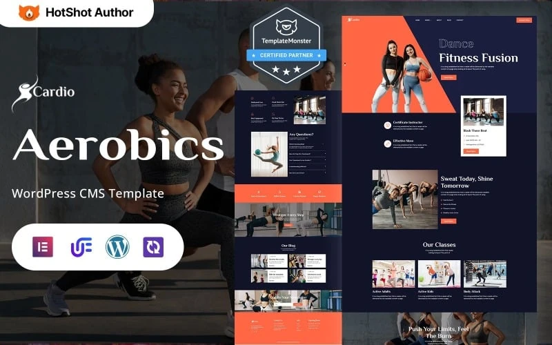 Cardio - Aerobics And Gym Workout WordPress Elementor Theme