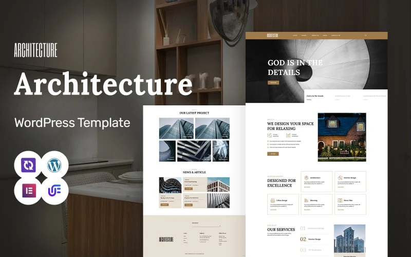 Architecture - Innovative Architecture Studio And Construction WordPress Elementor Theme