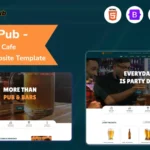 Beer'sPub - Bar & Night Cafe HTML5 Website Template