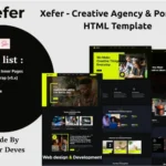 Xefer - Creative Agency & Portfolio HTML Template