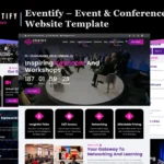 Eventify – Event & Conference React Website Template