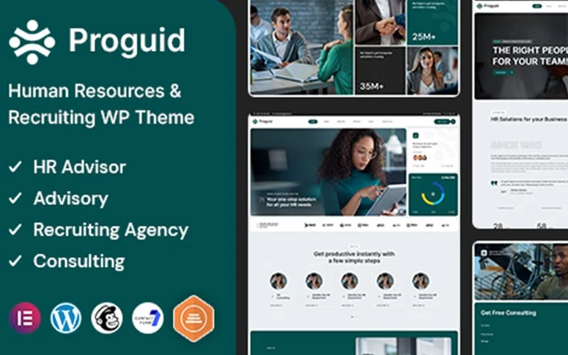 Proguid – Human Resources & Recruiting WordPress Theme