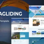 Skyriding - Paragliding Club And Sky Adventures WordPress Elementor Theme