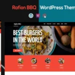 Rafion - BBQ Restaurant One Page WordPress Theme